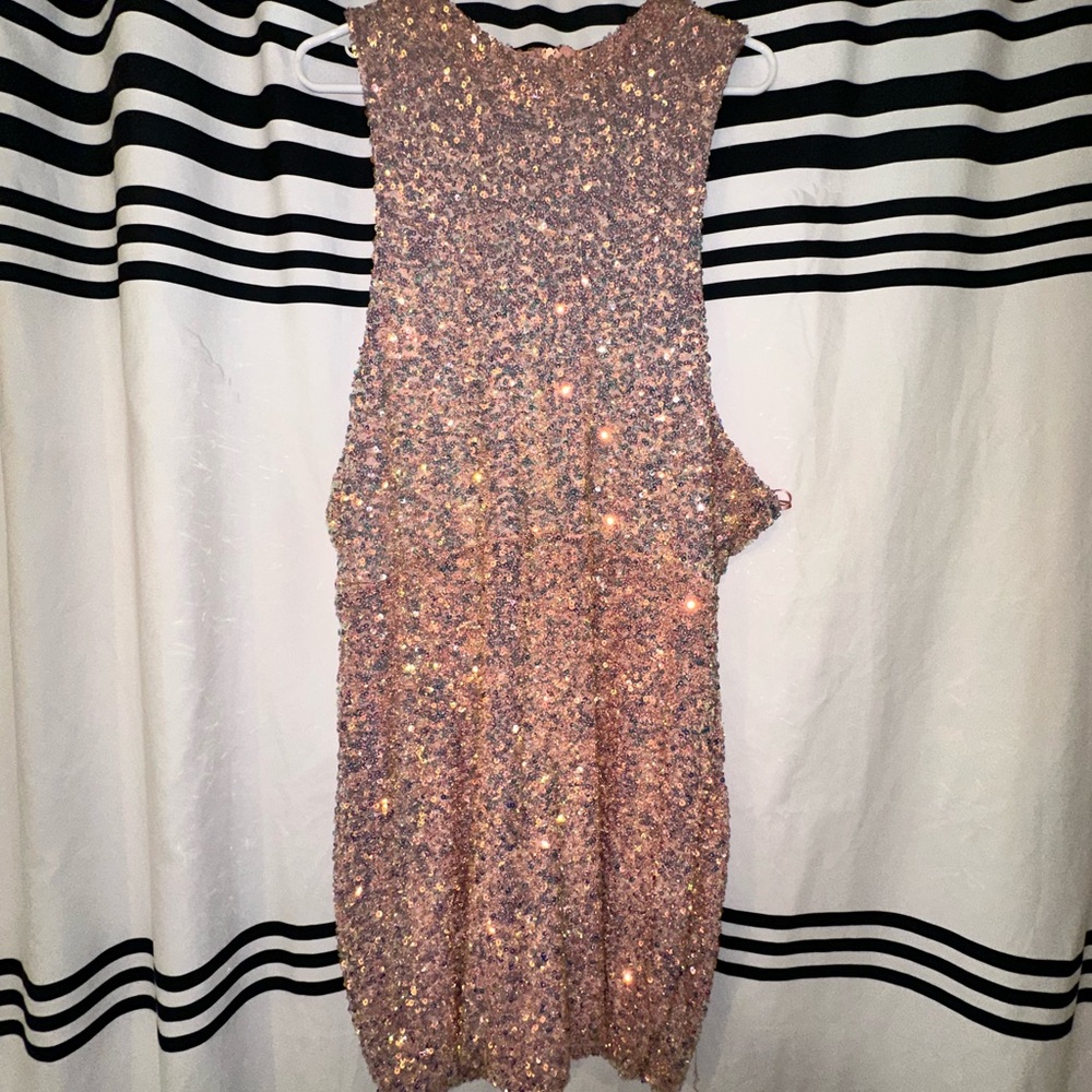 Fashion Nova “Bright Lights” Sequin Mini Dress